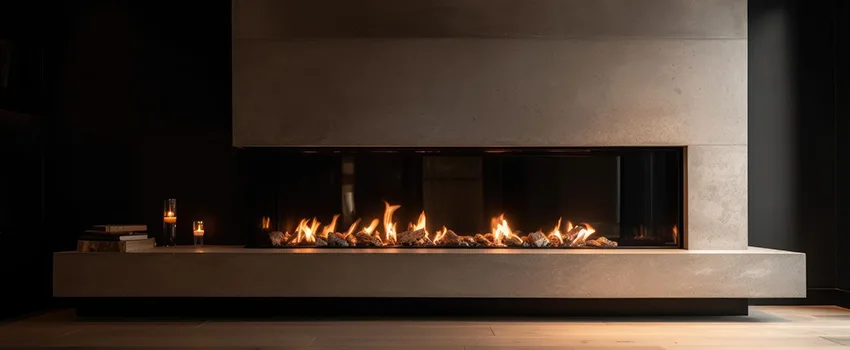 Gas Fireplace Ember Bed Design Services in South Pasadena, California