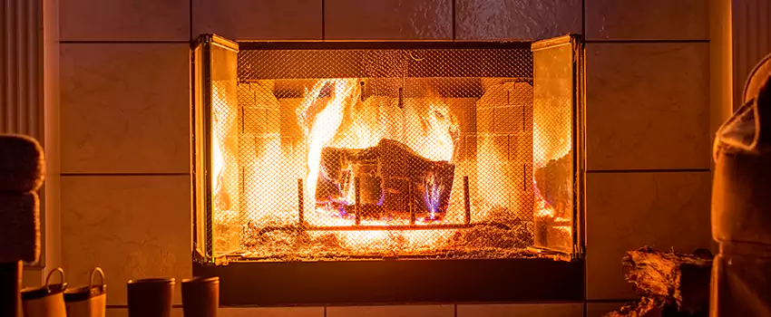 Mendota Hearth Landscape Fireplace Installation in South Pasadena, California