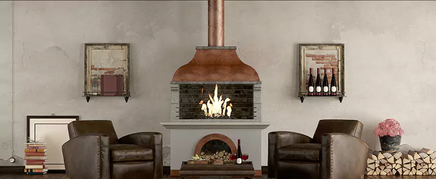 Thelin Hearth Products Providence Pellet Insert Fireplace Installation in South Pasadena, CA