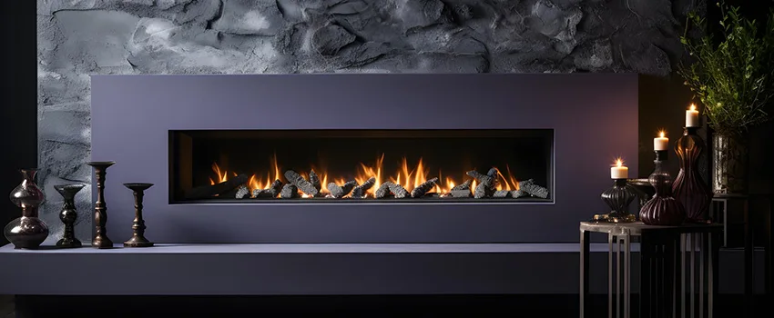 Ember Bed for Ventless Gas Fireplace in South Pasadena, CA