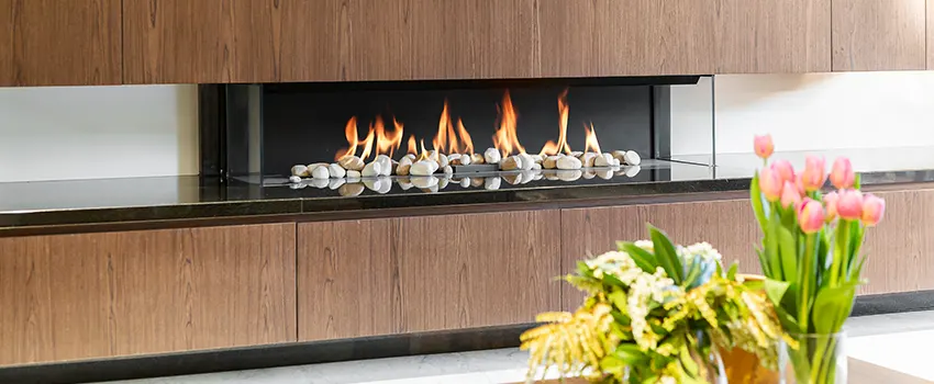 Double-height Fireplace Design Refurbishment in South Pasadena, California