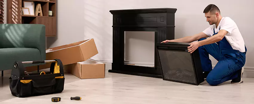 Old Rusted Metal Fireplace Repair And Replacement in South Pasadena, CA